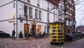 Bremen, Germany, January, 2019 - Colorful houses in historic Schnoorviertel in Bremen, Germany Royalty Free Stock Photo