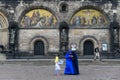 Detail of Saint Petri church at Bremen on Germany