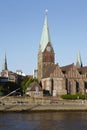 Bremen, Germany - Martini-Church and Schlachte-Riverside