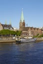 Bremen, Germany - Martini-Church and Schlachte-Riverside