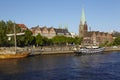 Bremen, Germany - Martini-Church and Schlachte-Riverside