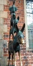 The Bremen Town Musicians Statue in Bremen, Germany Royalty Free Stock Photo