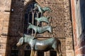 Bremer stadtmusikanten statues bremen germany