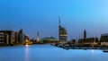 Bremerhaven at blue hour