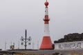 BREMERHAVEN, GERMANY - Dec 12, 2020: Lighthouse at the \