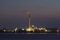 Bremerhaven (Germany) - Waste incinerating plant at night