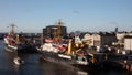 Ships of the BSH Federal Maritime and Hydrographic Agency in Bremerhaven, Germany