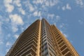 Brend new high rise building against blue sky Royalty Free Stock Photo