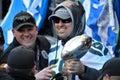 Breno Giacomini holding Lombardi Trophy Royalty Free Stock Photo