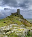 Brentor church Royalty Free Stock Photo