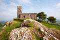 Brentor church Royalty Free Stock Photo