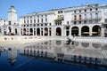 Piazza della Vittoria in rationalist style in Brescia