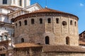 Old and New Cathedral of Santa Maria Assunta - Brescia Lombardy Italy Royalty Free Stock Photo