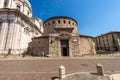 Old and New Cathedral of Santa Maria Assunta - Brescia Lombardy Italy Royalty Free Stock Photo