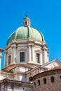 Old and New Cathedral of Santa Maria Assunta - Brescia Lombardy Italy Royalty Free Stock Photo