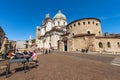 Old and New Cathedral of Santa Maria Assunta - Brescia Lombardy Italy Royalty Free Stock Photo