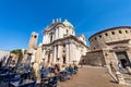 Old and New Cathedral of Santa Maria Assunta - Brescia Lombardy Italy Royalty Free Stock Photo