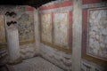 Old Roman wall mosaic in Museum Royalty Free Stock Photo