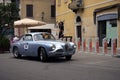 Brescia/Italy - May 17, 2017: Alfa Romeo parked up in the italian streets for the Mille Miglia race in 2017