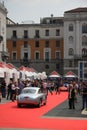 Brescia/Italy - May 17, 2017 - Classic Cisi Italia ready for the start of the Mille Miglia race Royalty Free Stock Photo