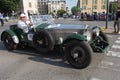 The annual rally of vintage cars Mille Miglia in Brescia, Lombardy, Italy Royalty Free Stock Photo