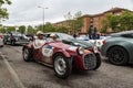 The classic italian 1000 Miglia road race with vintage cars