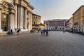 Piazza Paolo VI or Piazza del Duomo, square in Brescia. Italy