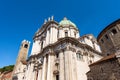 Old and New Cathedral of Santa Maria Assunta - Brescia Lombardy Italy Royalty Free Stock Photo