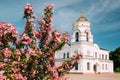 Brest, Belarus. Belfry Bell Tower Of Garrison Cathedral St. Nicholas Church In Memorial Complex Brest Royalty Free Stock Photo