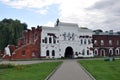 Brest, Belarus. The inner facade of the Kholmsky Gate of the citadel of the Brest Fortress. Memorial complex Brest