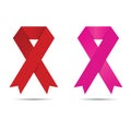 Brest cancer awareness symbol illustration