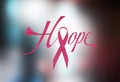 Brest cancer pink ribbon concept image Royalty Free Stock Photo