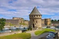 Brest castle and Tanguy tower in Brittany Royalty Free Stock Photo