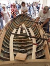 Restoration of an old wooden boat