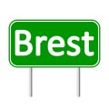 Brest road sign.