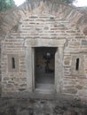 Brestovik Grocka Serbia ancient Roman tomb entrance to the crypt