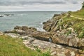 Bretagne, La Cote Sauvage in Batz sur Mer Royalty Free Stock Photo