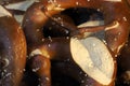 Bretzel breed traditional salted snack of Germany Royalty Free Stock Photo