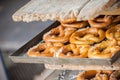 Bretzel, a traditional German bread Royalty Free Stock Photo