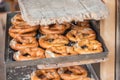 Bretzel, a  traditional German bread Royalty Free Stock Photo