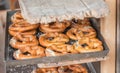 Bretzel, traditional German bread Royalty Free Stock Photo