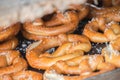 Bretzel, traditional German bread Royalty Free Stock Photo