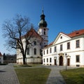 Brevnov monastery in Prague Royalty Free Stock Photo