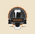 Brew House Vintage Logotype on light background