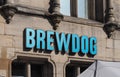 Brewdog pub sign in Dundee Royalty Free Stock Photo