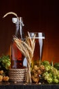 Brewed beer still-life