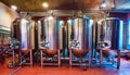 Brewery Beer Boilers Royalty Free Stock Photo