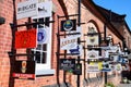 Brewery signs, Burton upon Trent.