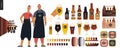 Brewery, craft beer pub - small business graphics - pub owners and brewery components