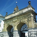 brewery gate, Plzen (Pilsen), Czech Republic Royalty Free Stock Photo